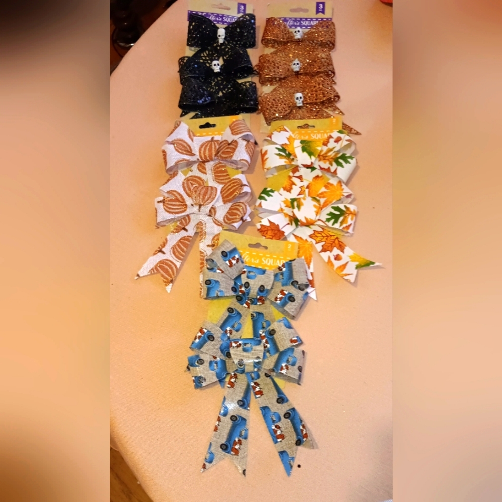 Bows for fall!  Decorating or crafting NWT